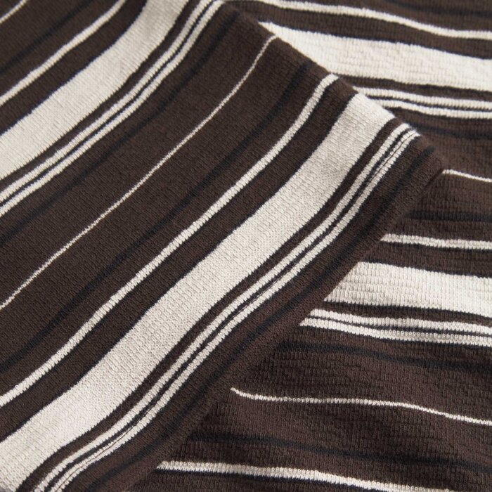 Double A by Wood Wood - Wood Wood - Double A Colton | Polo T-shirt Delicioso Stripe Double A by Wood Wood - Wood Wood - Double A Colton | Polo T-shirt Delicioso Stripe