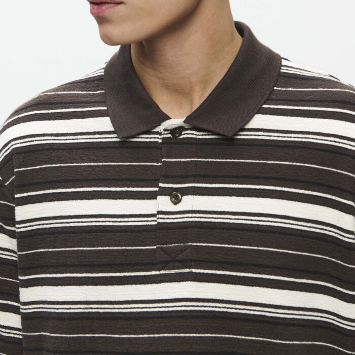Double A by Wood Wood - Wood Wood - Colton | Polo T-shirt Delicioso Stripe