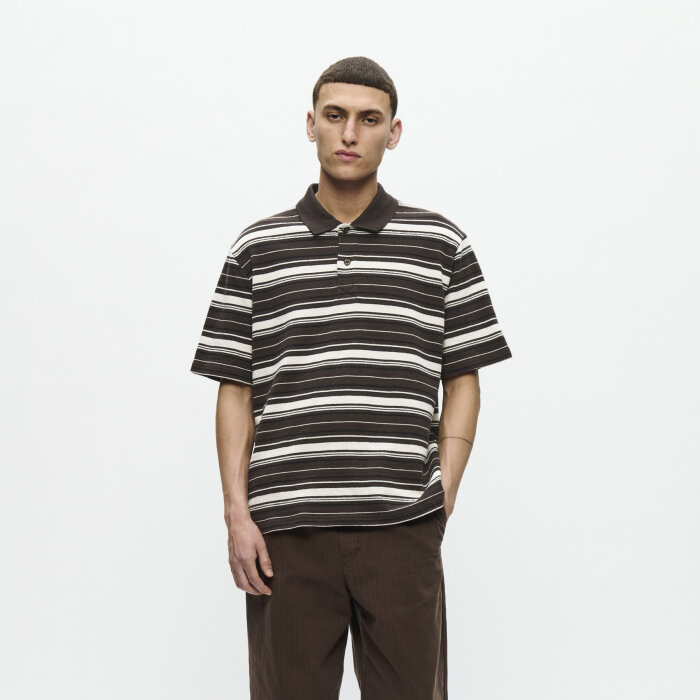 Double A by Wood Wood - Wood Wood - Colton | Polo T-shirt Delicioso Stripe