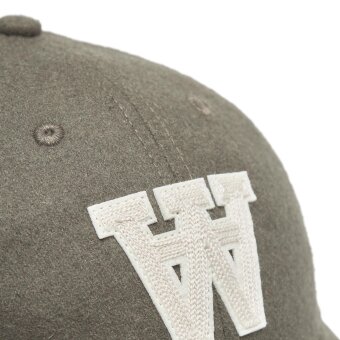 Double A by Wood Wood - Wood Wood - Double A Felt patch cap | Kasket Deep Lichen