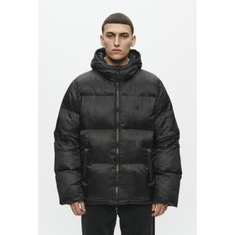 Double A by Wood Wood - Wood Wood - Claus puffer jacket | Vindjakke Black