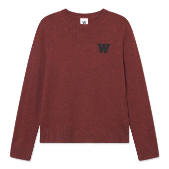 Double A by Wood Wood - Wood Wood - Tay sweater | Strik Dekadent Chocolate mel