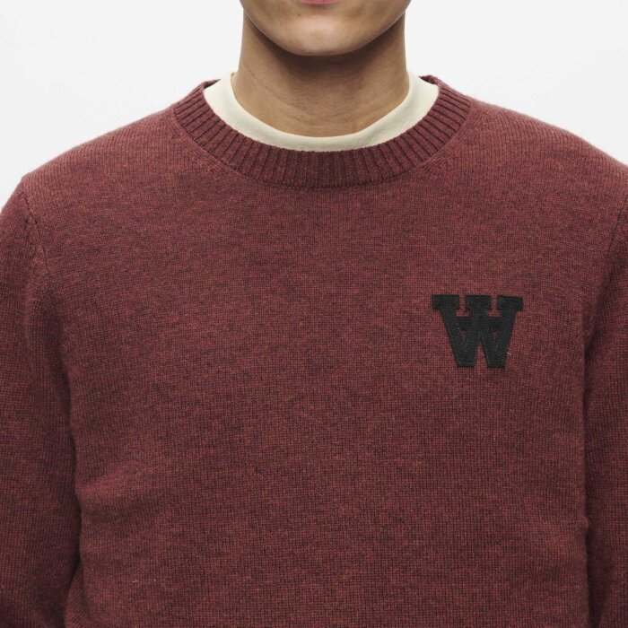 Double A by Wood Wood - Wood Wood - Double A Tay sweater | Strik Dekadent Chocolate mel