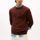 Tommy Hilfiger  - Tommy Hilfiger - TH cotton/cashmere crew neck | Strik Pure Brown