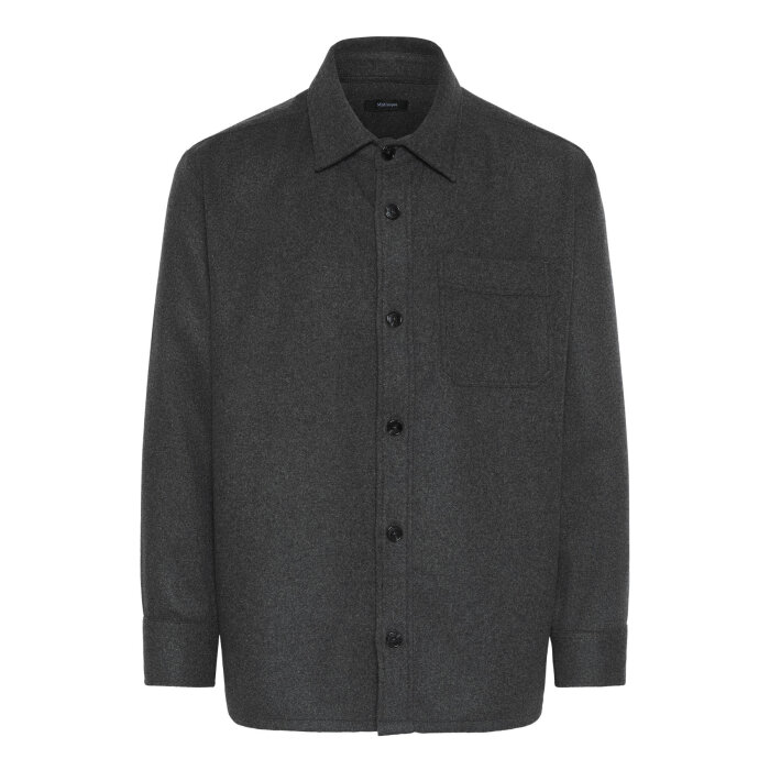 Matinique - Matinique - Cracow | Overshirt Dark Grey Mel