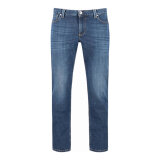 Alberto - Alberto  - Pipe Premium T400 overdyed denim | Jeans 1861 848 Blue