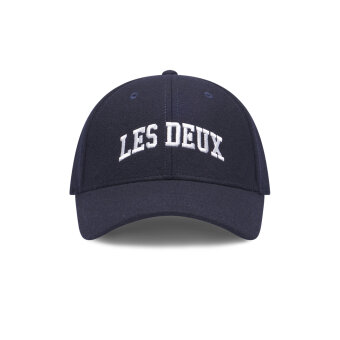 LES DEUX - Les Deux - Wool baseball cap | Kasket Dark Navy