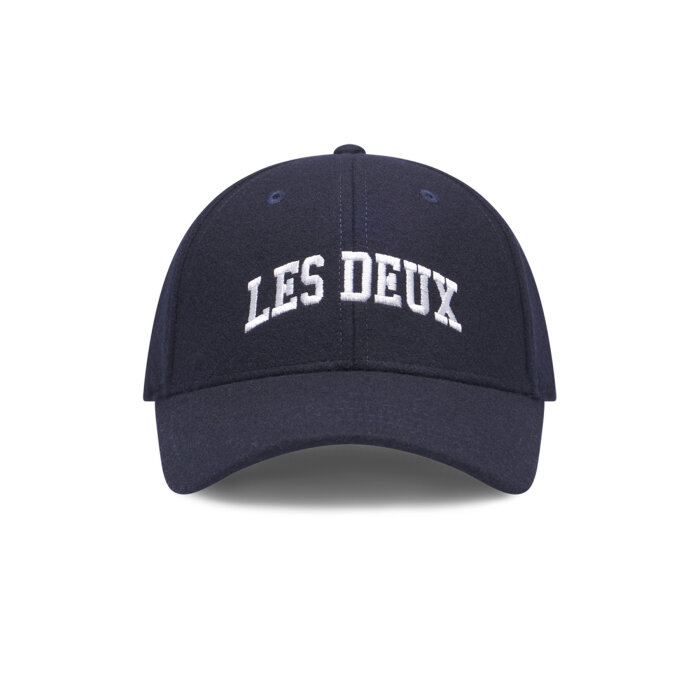 LES DEUX - Les Deux - Wool baseball cap | Kasket Dark Navy
