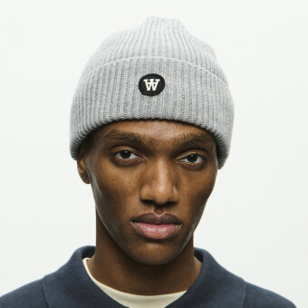 Double A by Wood Wood - Wood Wood - Vin beanie | Hue Grey Melange