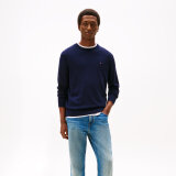 Tommy Hilfiger  - Tommy Hilfiger - TH cotton/cashmere crew neck | Strik desert Sky