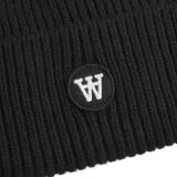 Double A by Wood Wood - Wood Wood - Vin beanie | Hue Black Double A by Wood Wood - Wood Wood - Vin beanie | Hue Black