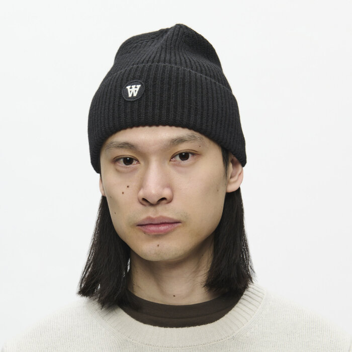 Double A by Wood Wood - Wood Wood - Vin beanie | Hue Black