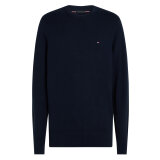 Tommy Hilfiger  - Tommy Hilfiger - TH cotton/cashmere crew neck | Strik desert Sky