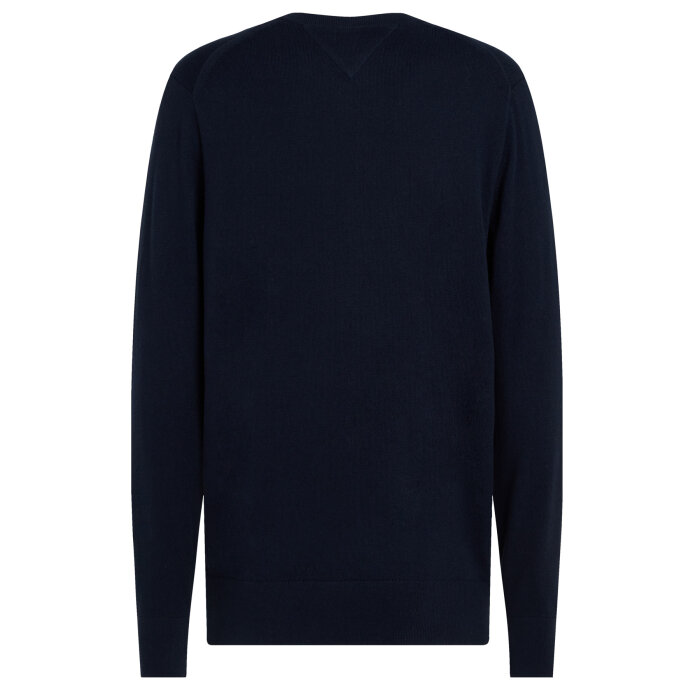 Tommy Hilfiger  - Tommy Hilfiger - TH cotton/cashmere crew neck | Strik desert Sky