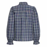 Pulz Jeans ( Dame )  - PULZ - PZSHELLY LS BLOUSE | SKJORTE DARK SAPPHIRE
