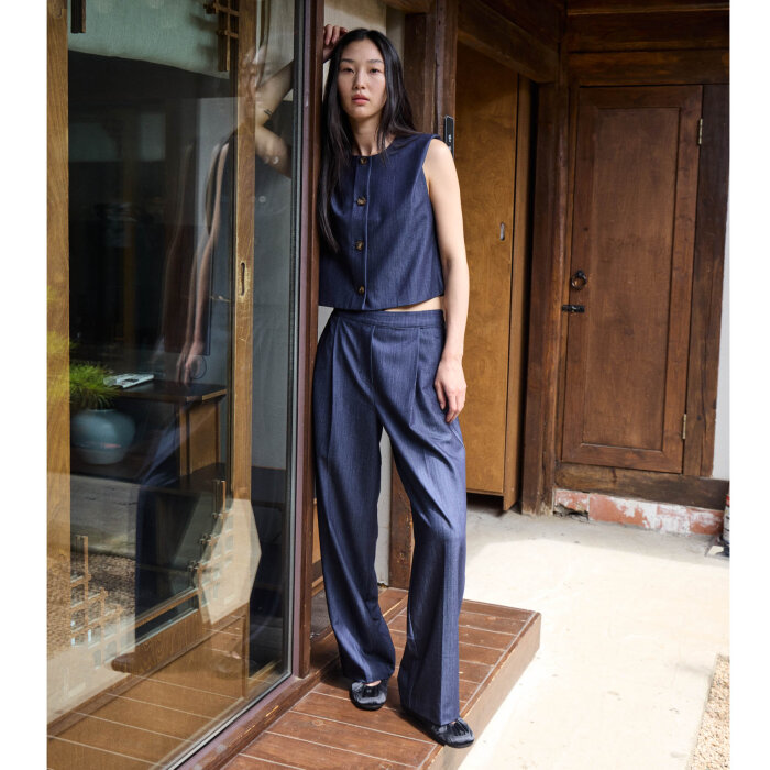 ICHI ( Dame ) - ICHI - IHJUMI WA | VEST DARK BLUE