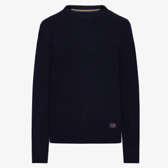 Signal - Signal - Ricco crew neck sweater | Strik Deep Marine Melange
