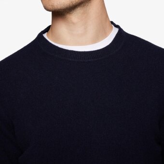 Signal - Signal - Ricco crew neck sweater | Strik Deep Marine Melange