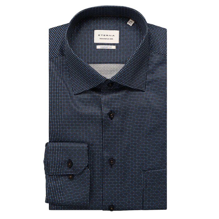 Eterna - Eterna - 1054 16 E19K | Comfort Fit Skjorte Blue