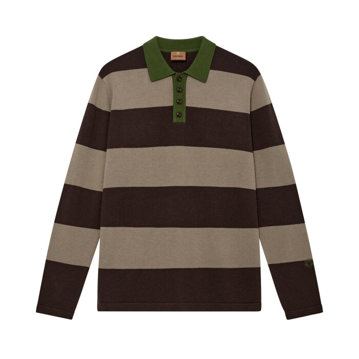Mos Mosh Gallery - Mos Mosh - Royal preppy knit | Strik  Chocolate Brown