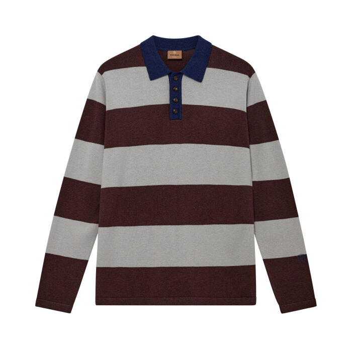 Mos Mosh Gallery - Mos Mosh - Royal preppy knit | Strik Bitte Chocolate 