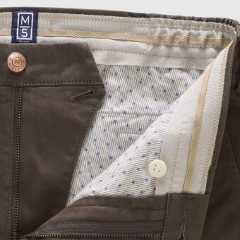 Meyer - Meyer - M5 twill pants 6502 35 | Chino Brown