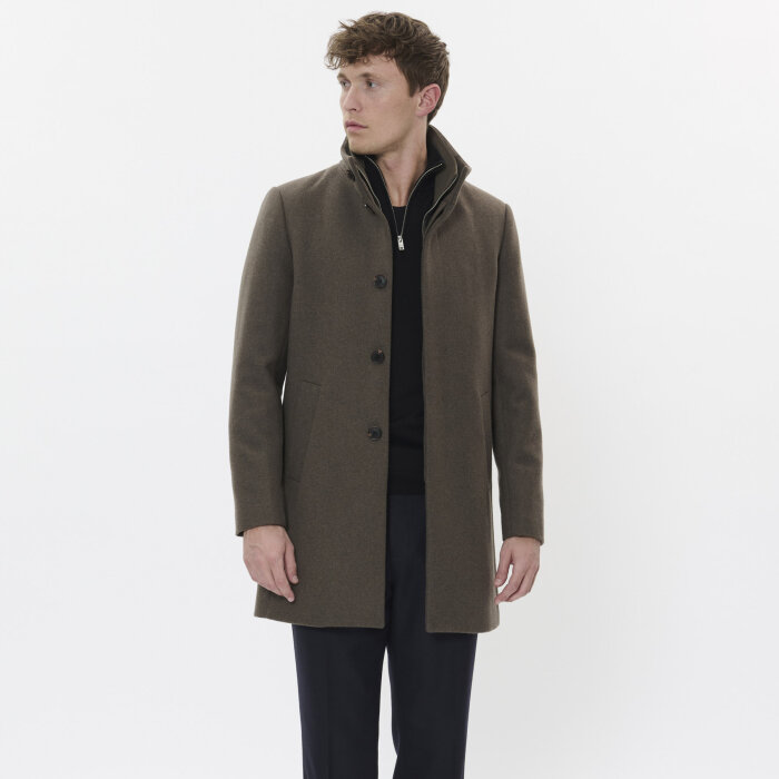 Matinique - Matinique - Harvey wool jacket | Uldfrakke Brindle