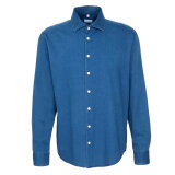 Seidensticker - Seidensticker - 145708 18 | Regular Fit Skjorte Denim Dark Blue