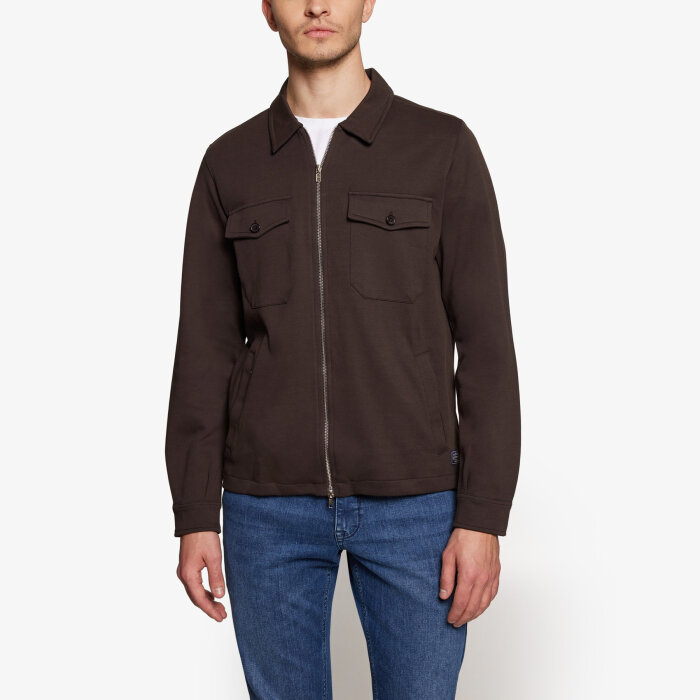 Signal - Signal - Bertle zip | Overshirt Brown Bark 
