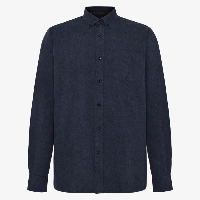 Signal - Signal - Bendix flannel shirt | Skjorte Deep Marine Melange