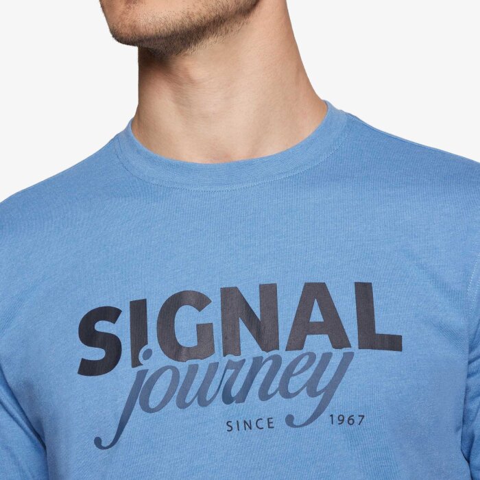 Signal - Signal - Dizzy logo | T-shirt Calm Blue melange