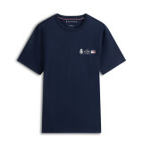 Tommy Hilfiger  - Tommy Hilfiger - Small crest outline tee | T-shirt Desert Sky