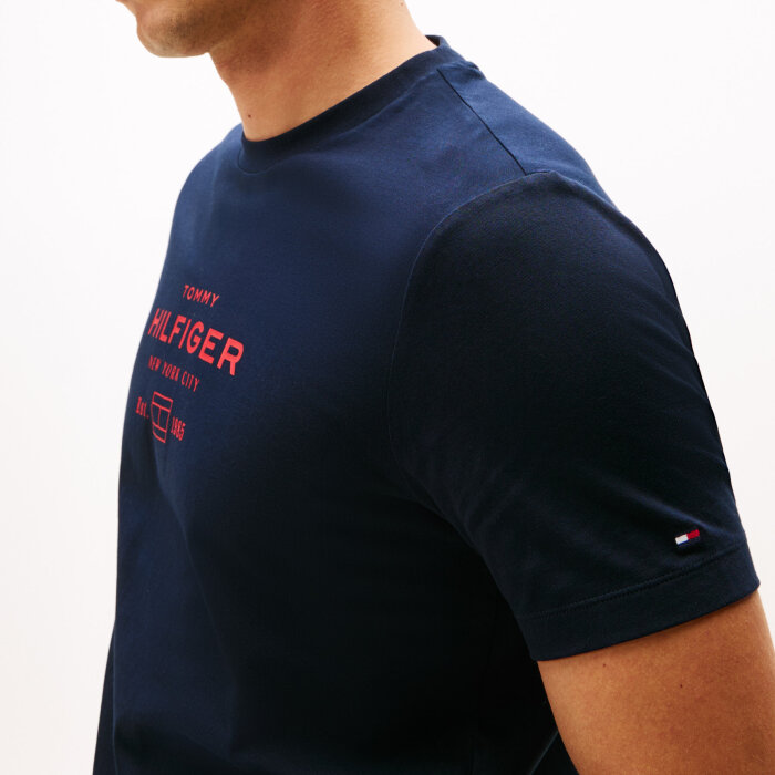 Tommy Hilfiger  - Tommy Hilfiger - Stack graphic tee | T-shirt Desert Sky