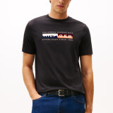 Tommy Hilfiger  - Tommy Hilfiger - Colour block graphic tee | T-shirt Black