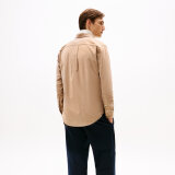 Tommy Hilfiger  - Tommy Hilfiger - Solid corduroy shirt | Skjorte Coastal Taupe