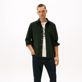 Tommy Hilfiger  - Tommy Hilfiger - Corduroy rlx | Overshirt Riverbed Green