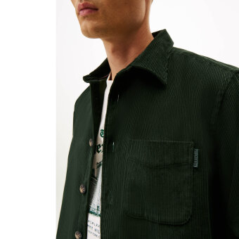 Tommy Hilfiger  - Tommy Hilfiger - Corduroy rlx | Overshirt Riverbed Green