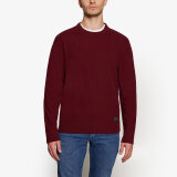 Signal - Signal - Ricco crew neck sweater | Strik Cherry Chocolate Melange