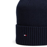 Tommy Hilfiger  - Tommy Hilfiger - Flag pima cotton beanie | Hue Space Blue