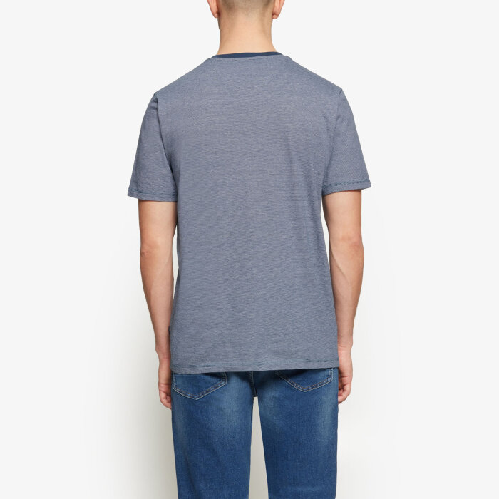 Signal - Signal - Yann mini stripe tee | T-shirt Blue Largo