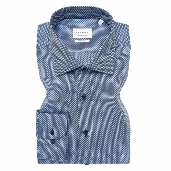 Eterna - Eterna - 1059 16 X18K | Modern Fit Skjorte Blue