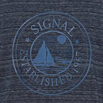 Signal - Signal - Dylan space stripe tee | T-shirt Deep Marine