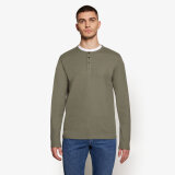 Signal - Signal - Derek granddad waffle | T-shirt Smokey Olive