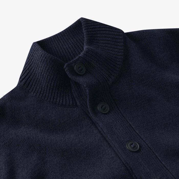 Signal - Signal - Upton highneck sweater | Strik Deep Marine