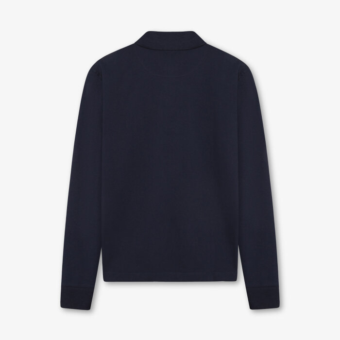 Signal - Signal - Neil polo long sleeve | Polo T-shirt Deep Marine