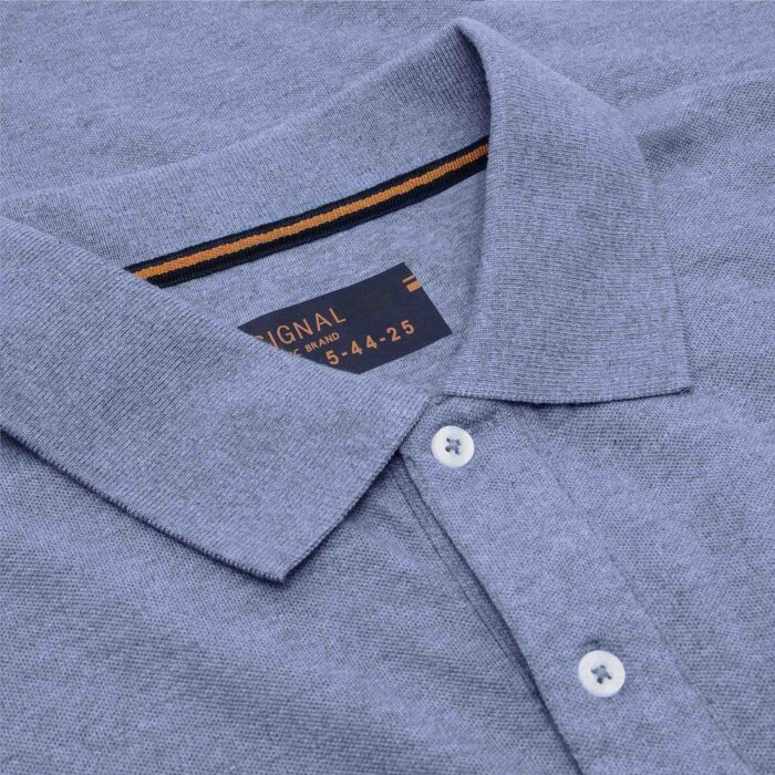 Signal - Signal - Nicky | Polo T-shirt Calm Blue Melange