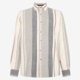 Signal - Signal - Boulder v-stripe shirt | Skjorte Brown Otter
