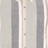 Signal - Signal - Boulder v-stripe shirt | Skjorte Brown Otter