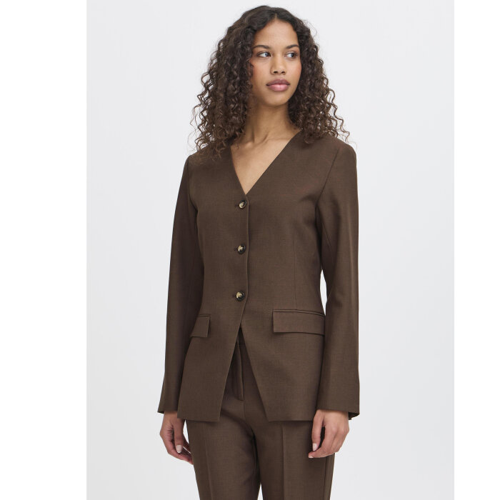 ICHI ( Dame ) - ICHI - IHLEXI BL9 | HABITJAKKE COFFEE BEAN