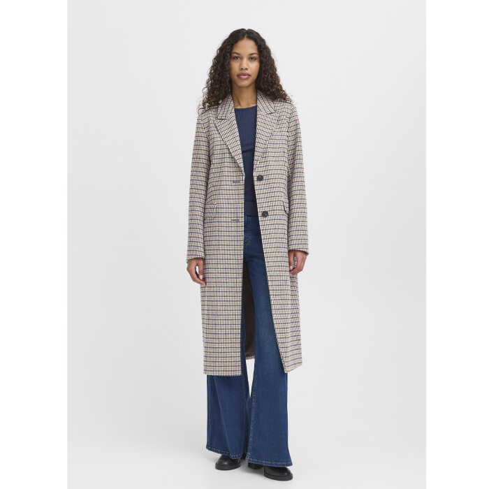 ICHI ( Dame ) - ICHI - IHEMMALU JA4 | FRAKKE DARK NAVY